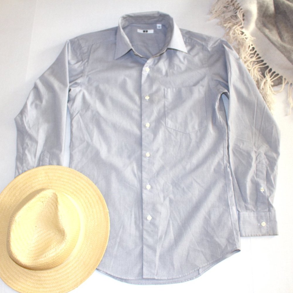 Uniqlo Women's Striped Button Down Shirt Size S